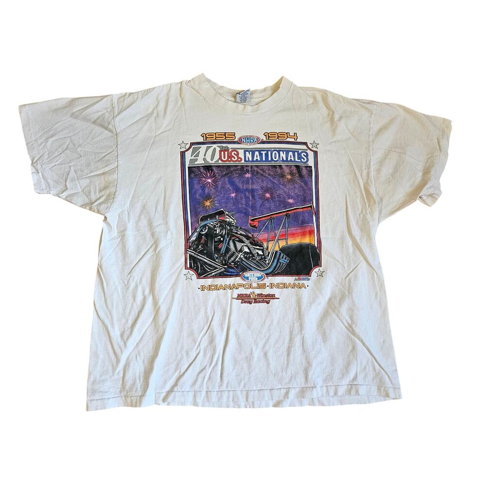 NHRA Nationals T-shirt, Winston Racing, Sz 2XL 1994 Vintage